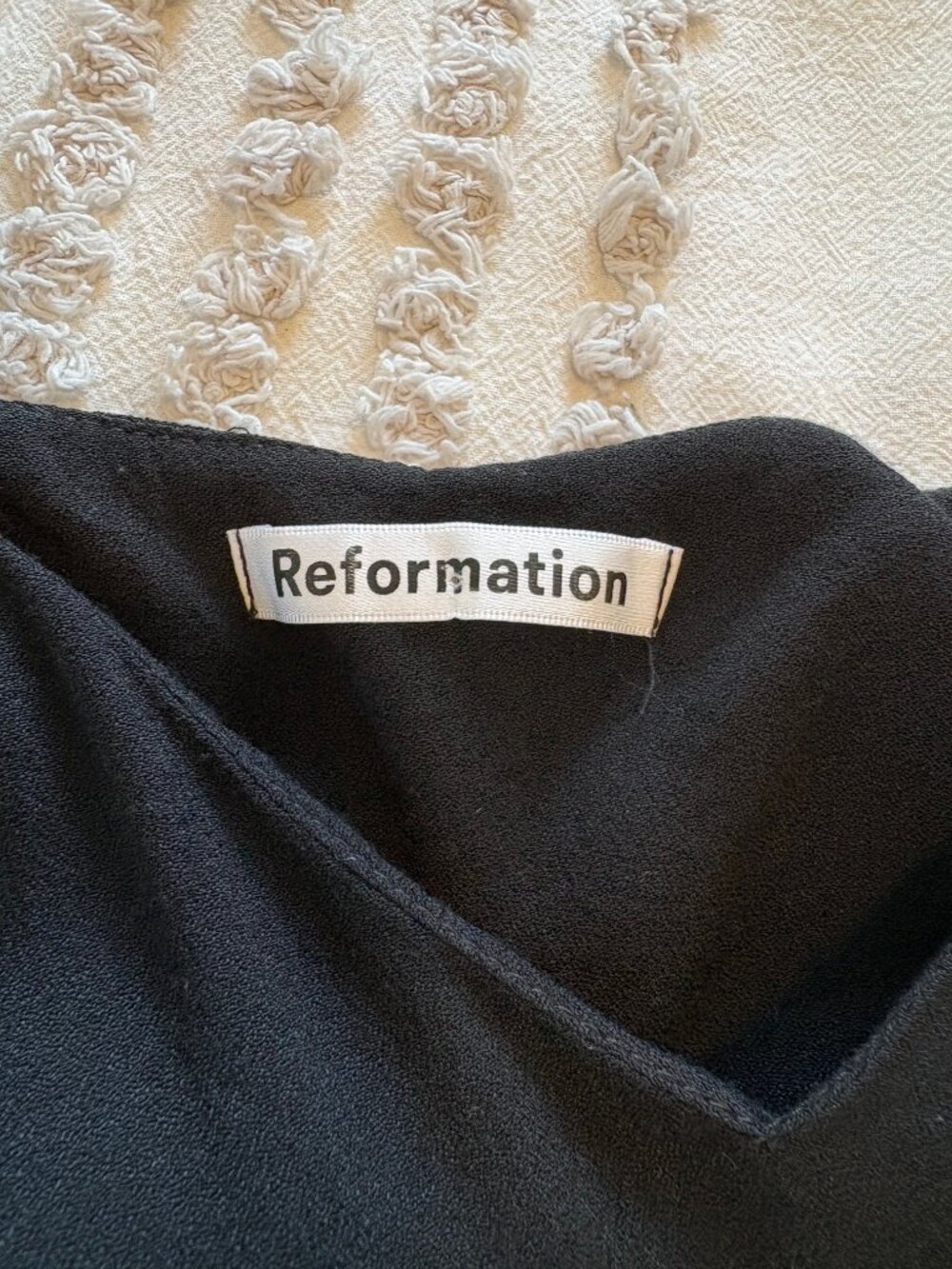REFORMATION Marlowe Dress, Little Black Dress, size S - Picture 7 of 9